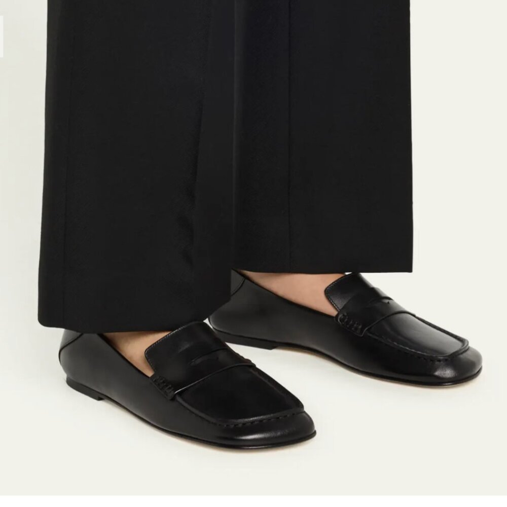 Dear Frances Drew Penny Loafers Black EU40 - Picture 3 of 6